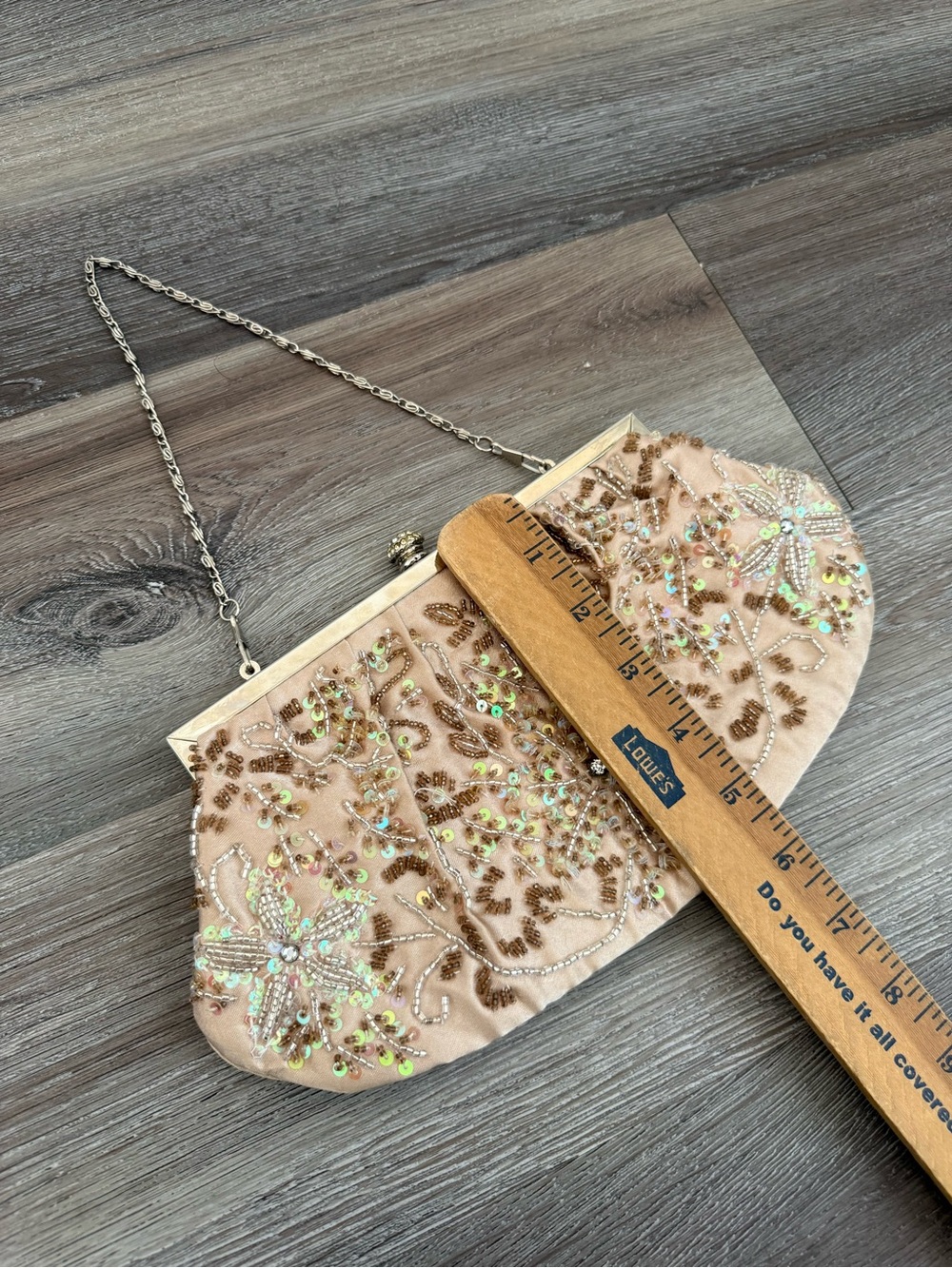 Vintage Sequin Clutch - Picture 4 of 5